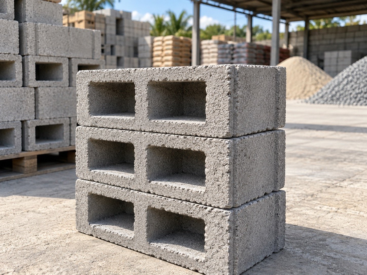 Concrete Hollow Block, 4 in