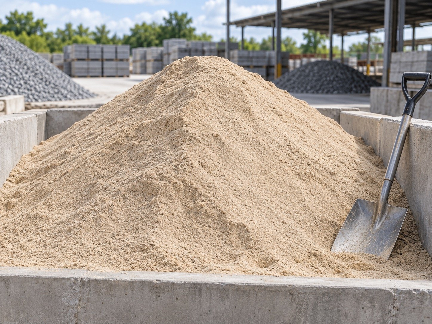 Screened Construction Sand