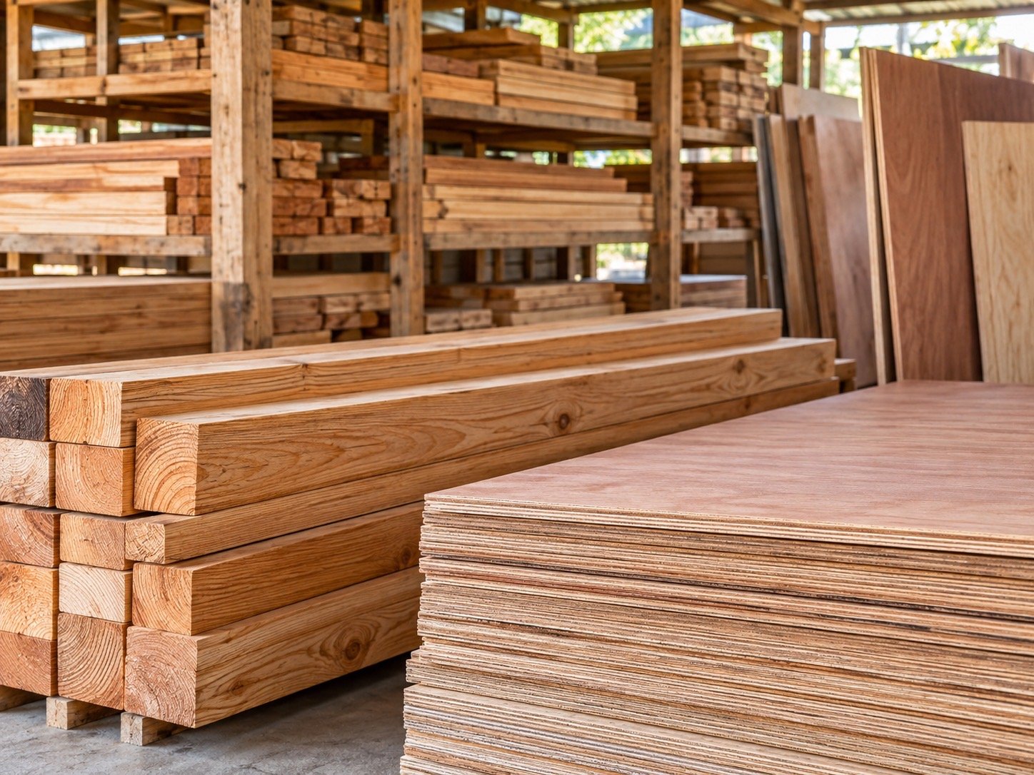 Marine Plywood, 1/2 in, 4 × 8 ft