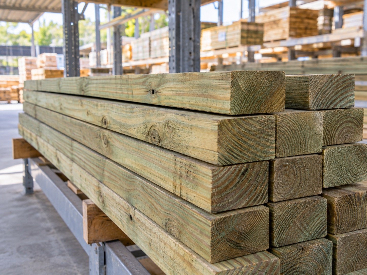Treated Lumber, 2 × 4