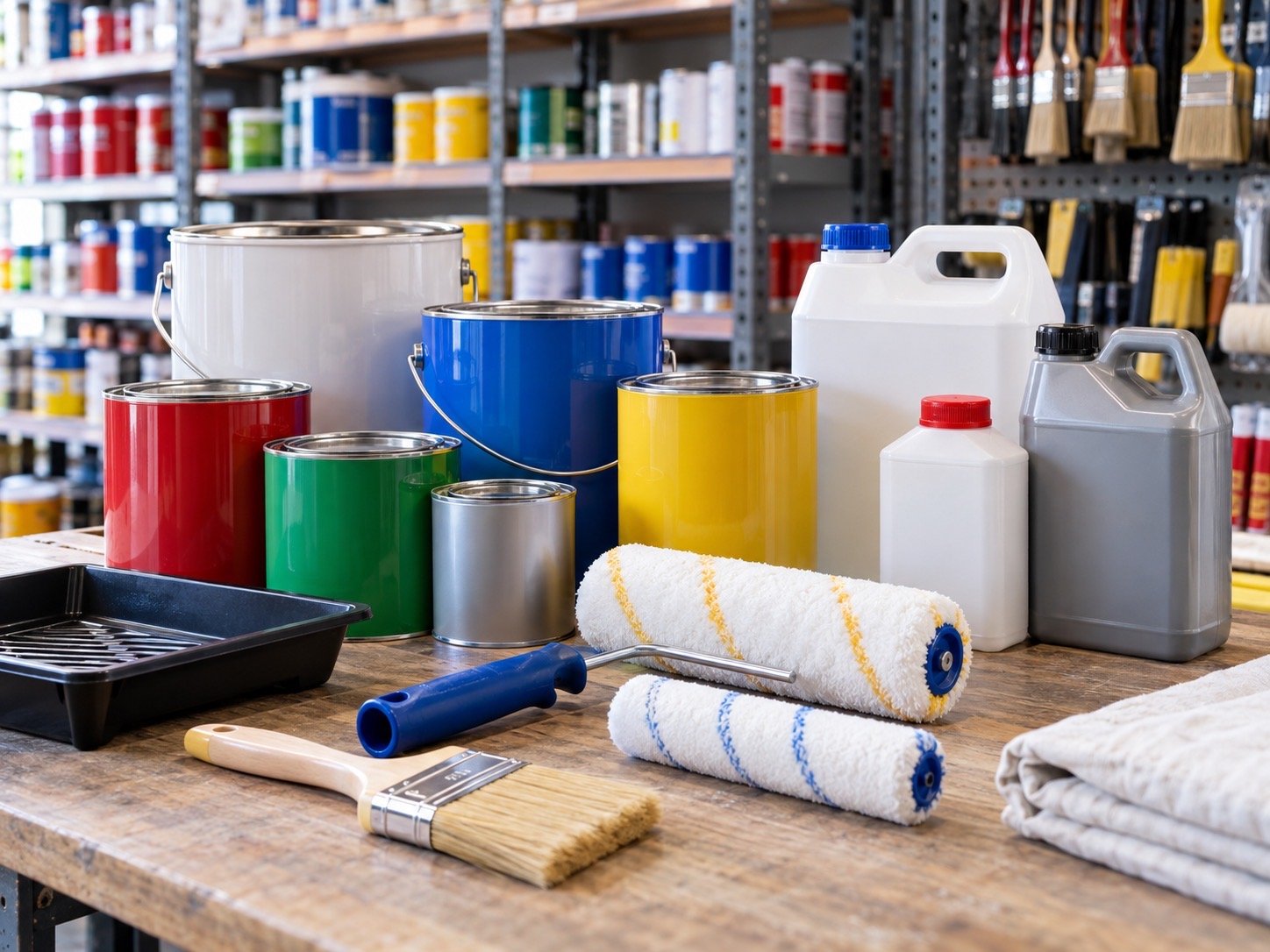 Latex Paint, White
