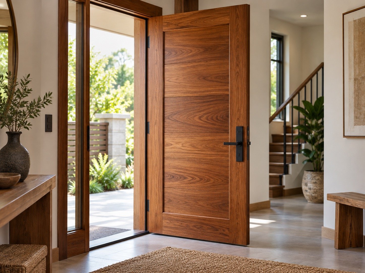 Solid wood door